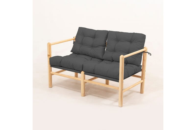Calna Utendørs sofa 2-seter - Grå - Hagemøbler & utemiljø - Loungemøbler - Loungesofaer