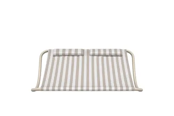 Gordo solseng utendørs - Beige/Hvit - Hagemøbler & utemiljø - Stoler & Lenestoler - Solsenger & solvogner