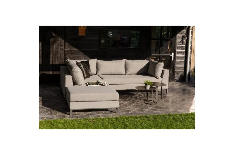 Hageloungesett Sicilië - Taupe, Venstre - Hagemøbler & utemiljø - Loungemøbler - Loungesofaer