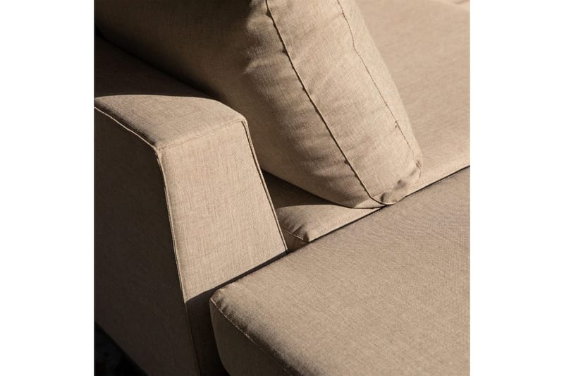 Hageloungesett Sicilië - Taupe, Venstre - Hagemøbler & utemiljø - Loungemøbler - Loungesofaer