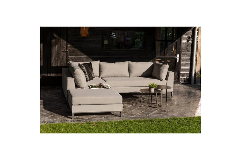Hageloungesett Sicilië - Taupe, Venstre - Hagemøbler & utemiljø - Loungemøbler - Loungesofaer