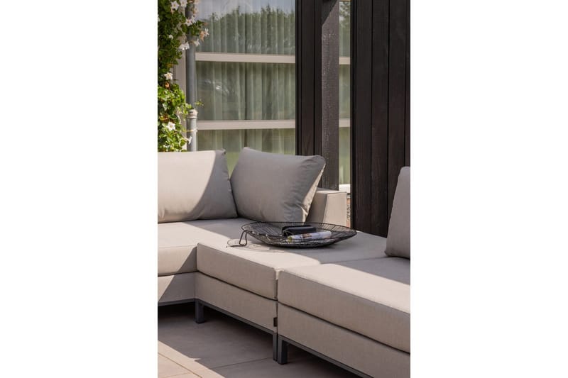 Hageloungesett Sicilië - Taupe, Venstre - Hagemøbler & utemiljø - Loungemøbler - Loungesofaer