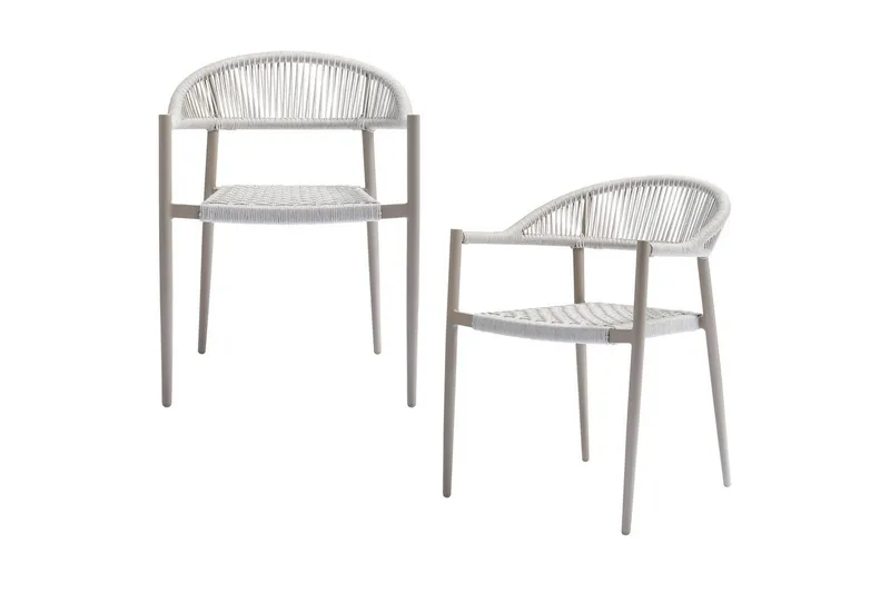 Hagestol Gul Sett med 2