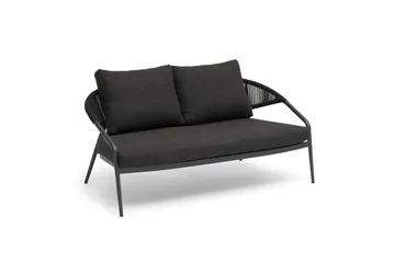 Hillerstorp Ekeryd utesofa antrasittgrå - Hagemøbler & utemiljø - Loungemøbler - Loungesofaer