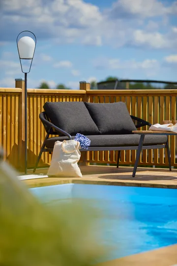 Hillerstorp Ekeryd utesofa antrasittgrå - Hagemøbler & utemiljø - Loungemøbler - Loungesofaer