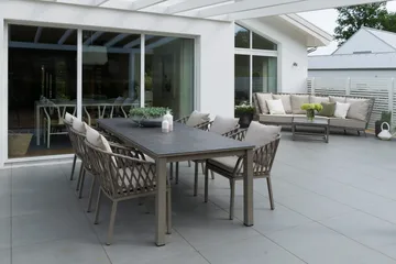 Hillerstorp Jet Set loungesofa 3-seter - Beige - Hagemøbler & utemiljø - Loungemøbler - Loungesofaer