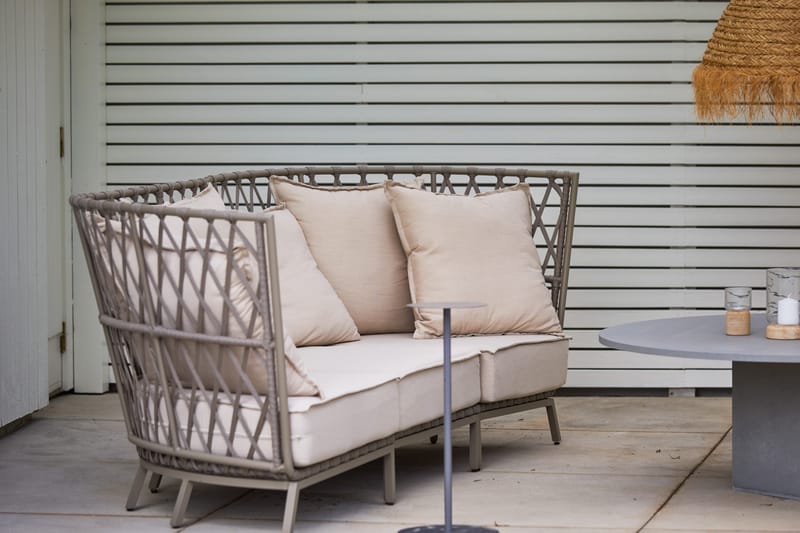 Hillerstorp Jet Set loungesofa 3-seter - Beige - Hagemøbler & utemiljø - Loungemøbler - Loungesofaer