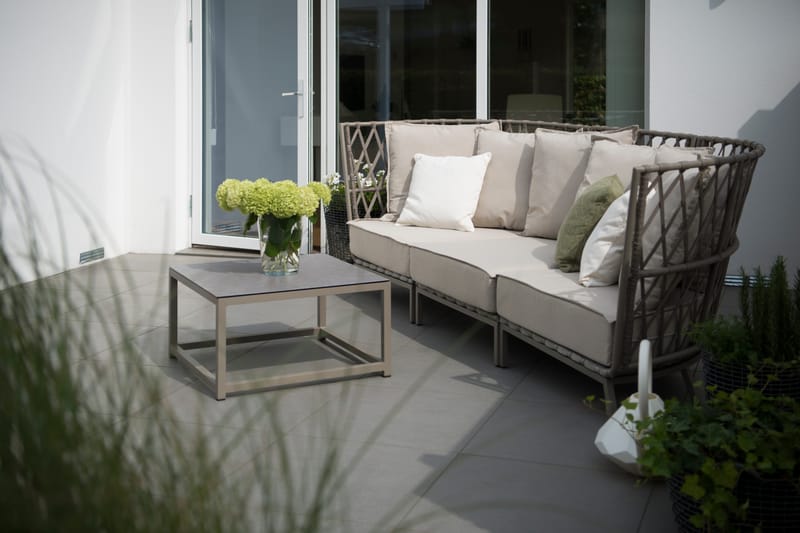 Hillerstorp Jet Set loungesofa 3-seter - Beige - Hagemøbler & utemiljø - Loungemøbler - Loungesofaer