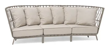 Hillerstorp Jet Set loungesofa 3-seter - Beige - Hagemøbler & utemiljø - Loungemøbler - Loungesofaer