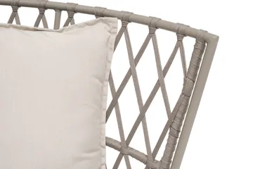 Hillerstorp Jet Set loungesofa 3-seter - Beige - Hagemøbler & utemiljø - Loungemøbler - Loungesofaer
