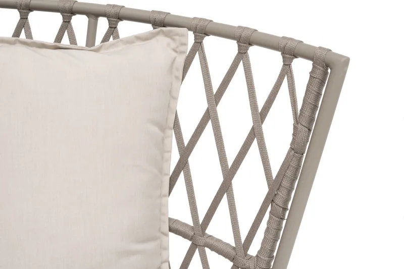 Hillerstorp Jet Set loungesofa 3-seter - Beige - Hagemøbler & utemiljø - Loungemøbler - Loungesofaer