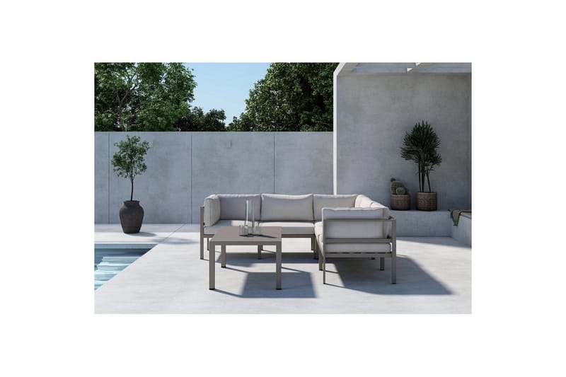 Hjørnesofa 3+2 Copacabana - Brun - Hagemøbler & utemiljø - Loungemøbler - Loungesofaer
