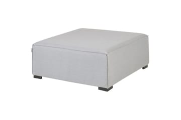 Hörnsoffa med fotpall Beliani Arezzo Beige/svart, Högervänd Grey, Black Left-faced - Hagemøbler & utemiljø - Loungemøbler - Loungesofaer