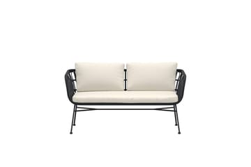 Isola 3-seters sofa utendørs - Svart - Hagemøbler & utemiljø - Loungemøbler - Loungesofaer