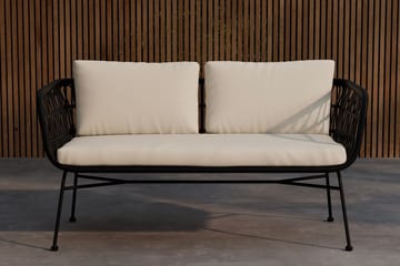 Isola 3-seters sofa utendørs - Svart - Hagemøbler & utemiljø - Loungemøbler - Loungesofaer