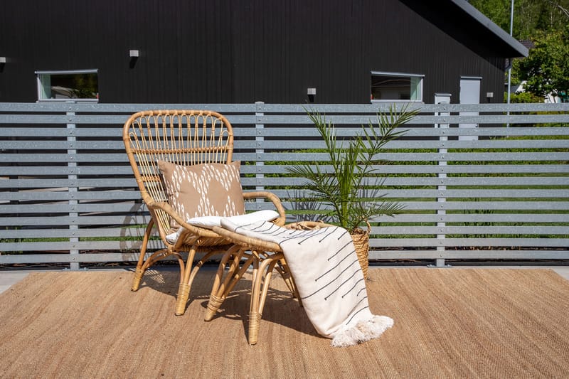 Lenestol Ella med Pute Tre/natur - Venture Home - Loungestol utendørs - Utelenestoler