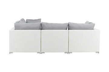 Amazon loungesofa utendørs - Grå/hvit - Hagemøbler & utemiljø - Loungemøbler - Loungegrupper