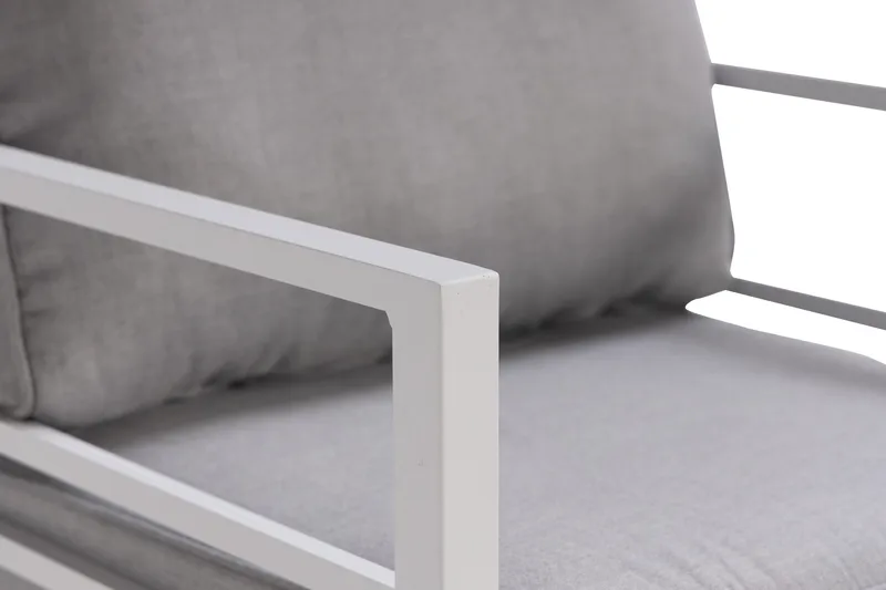 Ariany Sofagruppe - Hvit/Grå - Hagemøbler & utemiljø - Loungemøbler - Loungegrupper