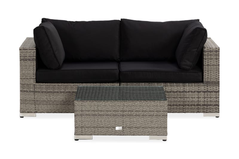 Bahamas 2h, 1 bord/divan Grå, Kunstrotting