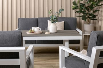 Barcelona Loungegruppe - Hvit - Hagemøbler & utemiljø - Loungemøbler - Loungegrupper