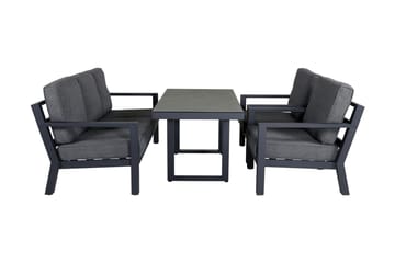 Barcelona loungegruppe svart - Venture Home - Hagemøbler & utemiljø - Loungemøbler - Loungegrupper