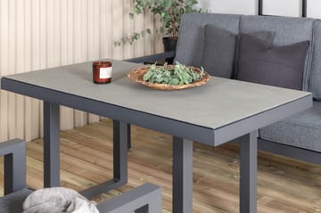 Barcelona loungegruppe svart - Venture Home - Hagemøbler & utemiljø - Loungemøbler - Loungegrupper