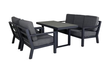 Barcelona loungegruppe svart - Venture Home - Hagemøbler & utemiljø - Loungemøbler - Loungegrupper
