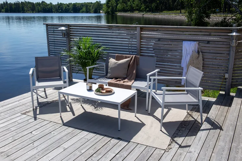 Break Loungegruppe 4-seters, Hvit