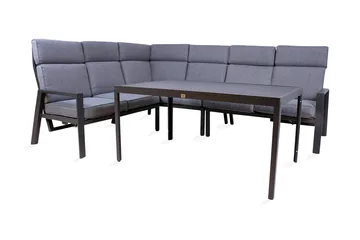 Casten Hagesett Mørkegrå - Hagemøbler & utemiljø - Loungemøbler - Loungegrupper