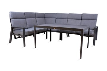 Casten Hagesett Mørkegrå - Hagemøbler & utemiljø - Loungemøbler - Loungegrupper