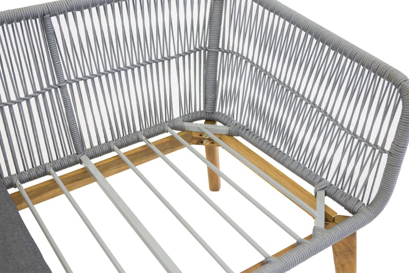 Chania loungegruppe utendørs - Grå - Hagemøbler & utemiljø - Loungemøbler - Loungegrupper