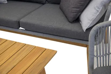 Chania loungegruppe utendørs - Grå - Hagemøbler & utemiljø - Loungemøbler - Loungegrupper