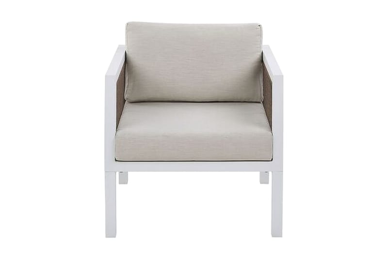 Columbero Loungegruppe 5-seter - Hvit / Brun - Hagemøbler & utemiljø - Loungemøbler - Loungegrupper