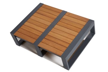 Dereseki Hjørneloungegruppe 5-seters - Grå / Svart - Hagemøbler & utemiljø - Loungemøbler - Loungegrupper