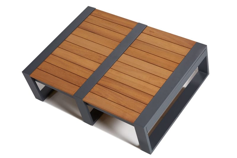 Dereseki Hjørneloungegruppe 5-seters - Grå / Svart - Hagemøbler & utemiljø - Loungemøbler - Loungegrupper