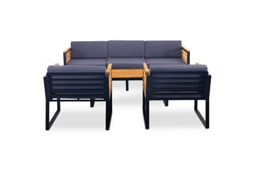 Duvholmen Loungegruppe 5-seters Brun - Lyfco - Hagemøbler & utemiljø - Loungemøbler - Loungegrupper