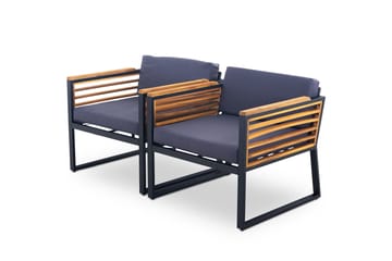 Duvholmen Loungegruppe 5-seters Brun - Lyfco - Hagem øbler & utemiljø - Loungemøbler - Loungegrupper