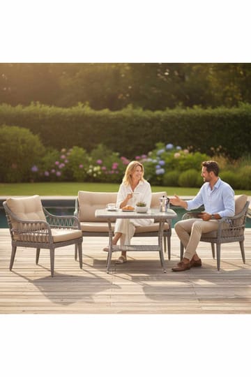 Garden Lounge Set Atelier Del Sofa - Hagemøbler & utemiljø - Loungemøbler - Loungegrupper