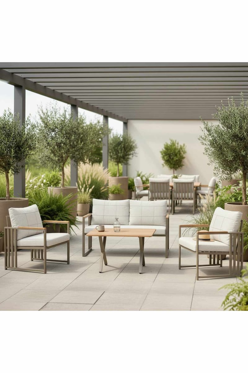 Garden Lounge Set Atelier Del Sofa - Hagemøbler & utemiljø - Loungemøbler - Loungegrupper
