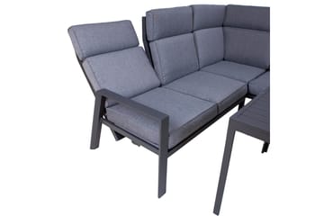 Hagesett Casten Mørkegrå - Hagemøbler & utemiljø - Loungemøbler - Loungegrupper