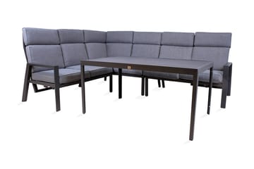 Hagesett Casten Mørkegrå - Hagemøbler & utemiljø - Loungemøbler - Loungegrupper