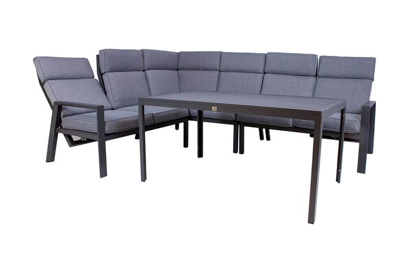 Hagesett Casten Mørkegrå - Hagemøbler & utemiljø - Loungemøbler - Loungegrupper