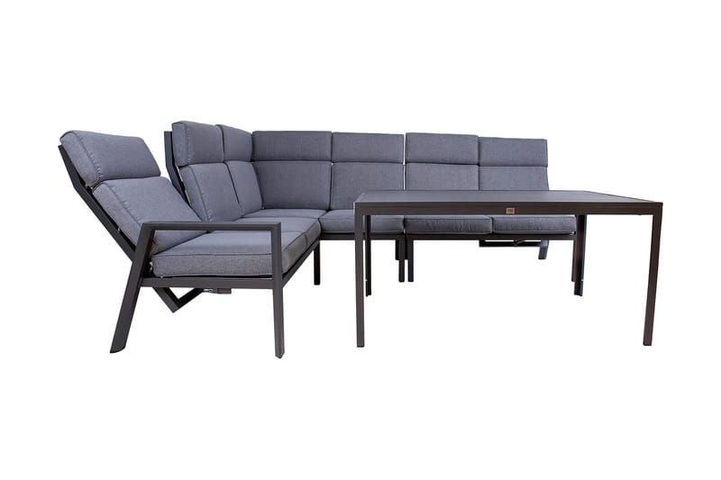 Hagesett Casten Mørkegrå - Hagemøbler & utemiljø - Loungemøbler - Loungegrupper