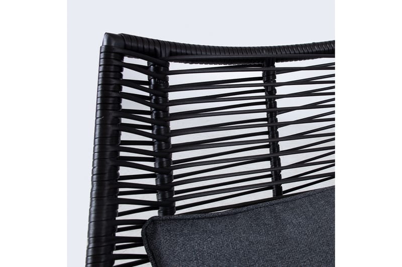 Helsinki Sofagruppe - Svart - Hagemøbler & utemiljø - Loungemøbler - Loungegrupper