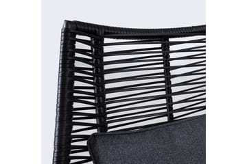 Helsinki Sofagruppe - Svart - Hagemøbler & utemiljø - Loungemøbler - Loungegrupper