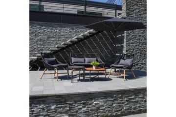 Helsinki Sofagruppe - Svart - Hagemøbler & utemiljø - Loungemøbler - Loungegrupper