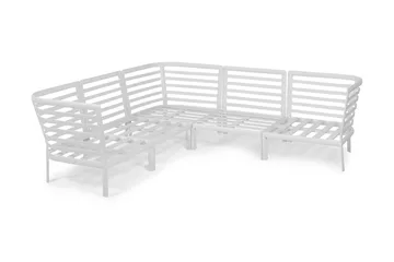 Hillerstorp Lidnäs Sofagruppe - Hvit - Hagemøbler & utemiljø - Loungemøbler - Loungegrupper