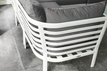 Hillerstorp Lidnäs Sofagruppe - Hvit - Hagemøbler & utemiljø - Loungemøbler - Loungegrupper