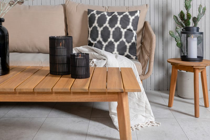 Hjørneloungegruppe Chania Brun - Venture Home - Loungegrupper - Sofagruppe utendørs