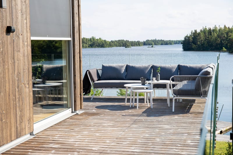 Hjørnesofa Roxo Hvit - Venture Home - Loungegrupper - Sofagruppe utendørs